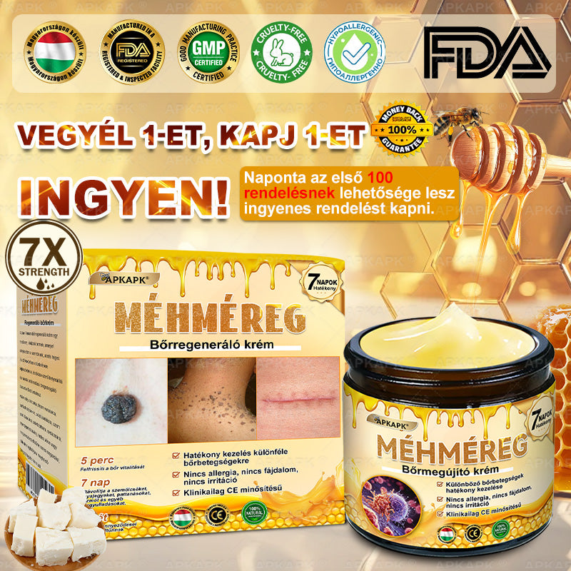 Magyarországon gyártva és szállítva ✨✨ 𝖠𝖯𝖪𝖠𝖯𝖪® Méhméreg tartalmú bőrmegújító krém