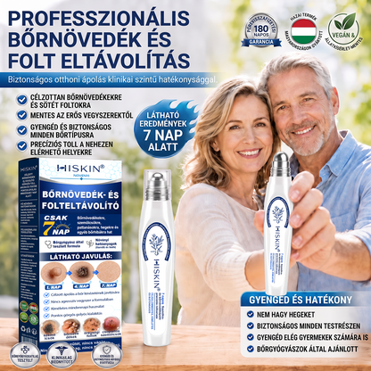 𝐇𝐈𝐒𝐊𝐈𝐍® 7 napos megoldás bőrkinövésekre és foltokra | Fájdalommentes precíziós rollerball, hegek nélkül