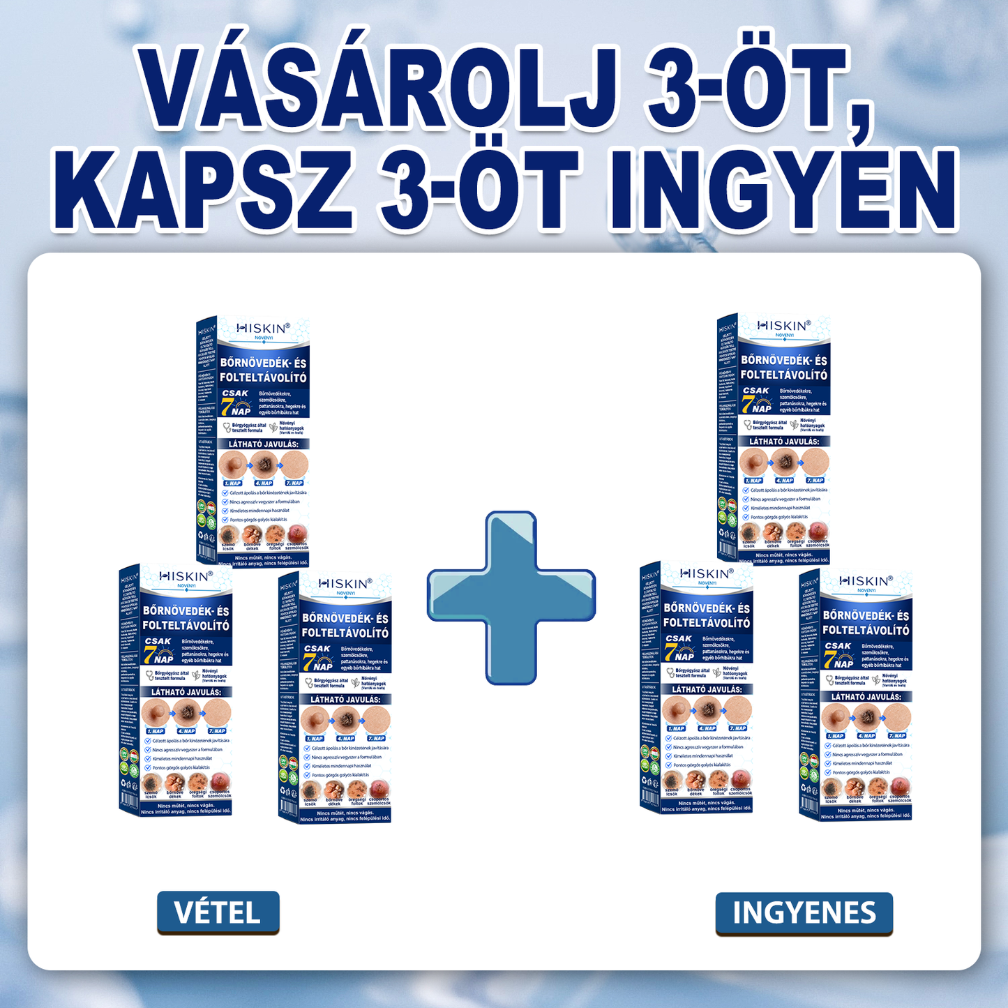 𝐇𝐈𝐒𝐊𝐈𝐍® 7 napos megoldás bőrkinövésekre és foltokra | Fájdalommentes precíziós rollerball, hegek nélkül