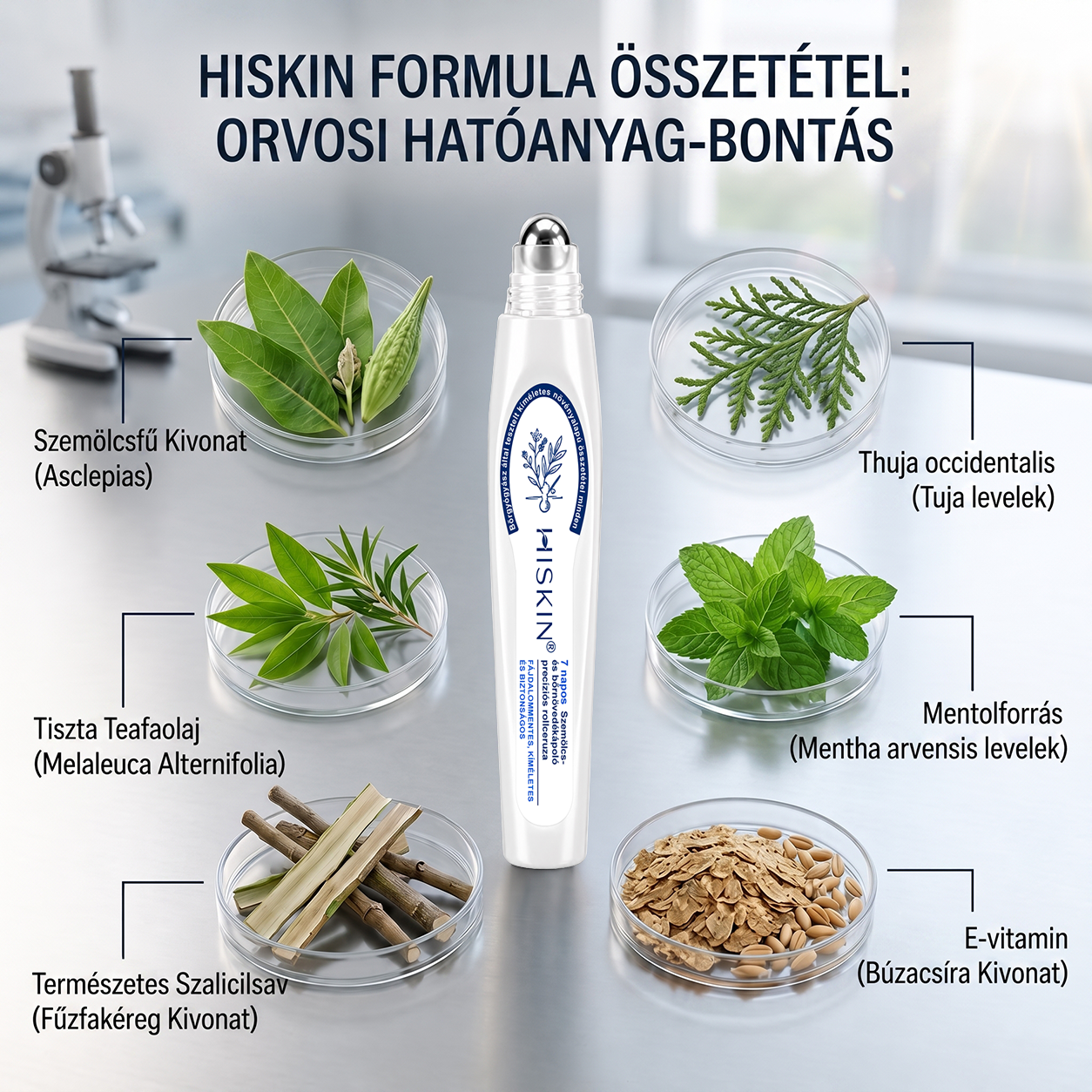 𝐇𝐈𝐒𝐊𝐈𝐍® 7 napos megoldás bőrkinövésekre és foltokra | Fájdalommentes precíziós rollerball, hegek nélkül